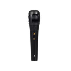 Microfone Dinâmico de Karaokê P10 Preto 2m