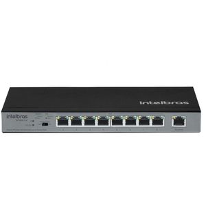 Switch 9 portas Fast Ethernet com 8 portas PoE+ SF900 POE 4760032 Intelbras