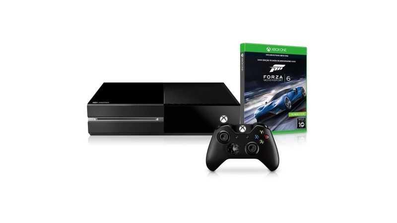 Videogame Xbox One 500GB Leitor Blu-ray Microsoft (0311) + 01 Jogo Midia  Fisica