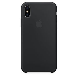 Capa p/ iPhone Xs Apple MRW72ZM/A Silicone Preta