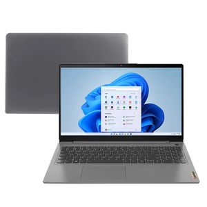 Notebook Lenovo Ultrafino Ideapad 3i 82MD000HBR Intel I7-1165G7 12GB 256GB SSD Tela 15.6 Win 11 Prat