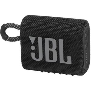 Caixa de Som Portátil JBL GO 3 com Bluetooth 4,2W À Prova D'água Preta