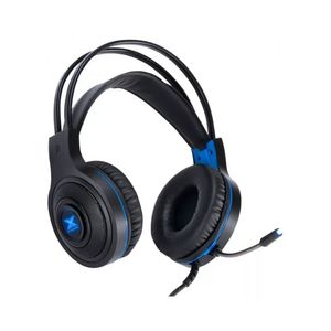 Fone de Ouvido Headset Gamer GH300 VX Gaming Lugh Led Azul USB c/ Microfone