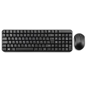 Teclado E Mouse Sem Fio 2.4Ghz Multimidia Usb Preto Tc183