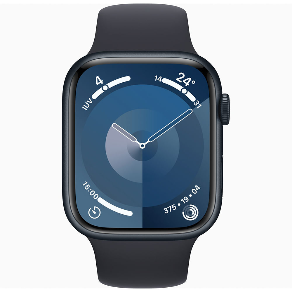 Apple Watch Series 9 45mm Preto GPS MR9A3BZ/A - Mservice