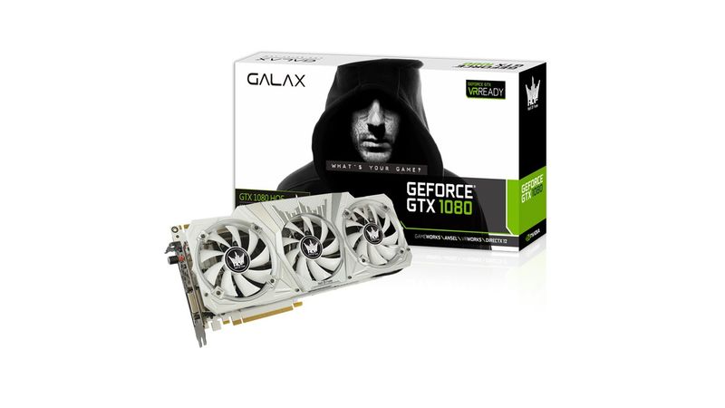 Placa de Vídeo Geforce Galax GTX 1080 HOF 8GB DDR5X 256BIT 10.000 