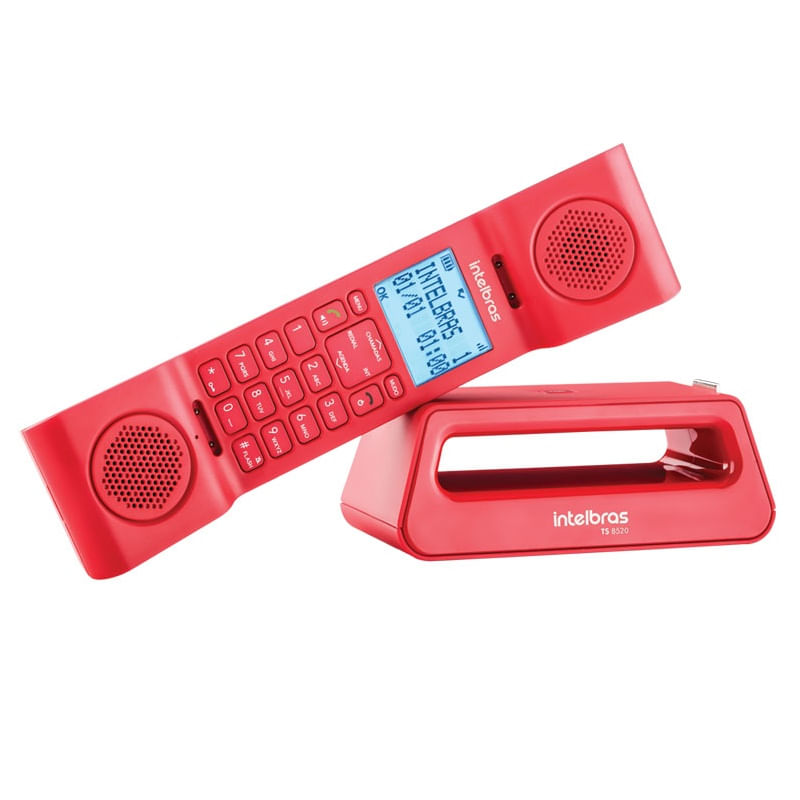 Alcatel D285 Telefone Fixo Sem Fios Vermelho