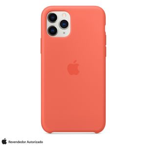 Capa p/ iPhone 11 Pro Apple MWYQ2ZM/A Silicone Laranja